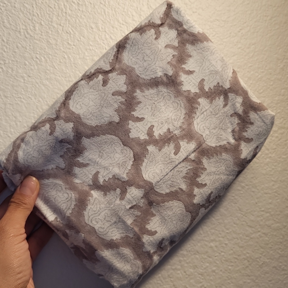 Pillow Cases Violet Pattern Regular 100% Cotton Set Of 2